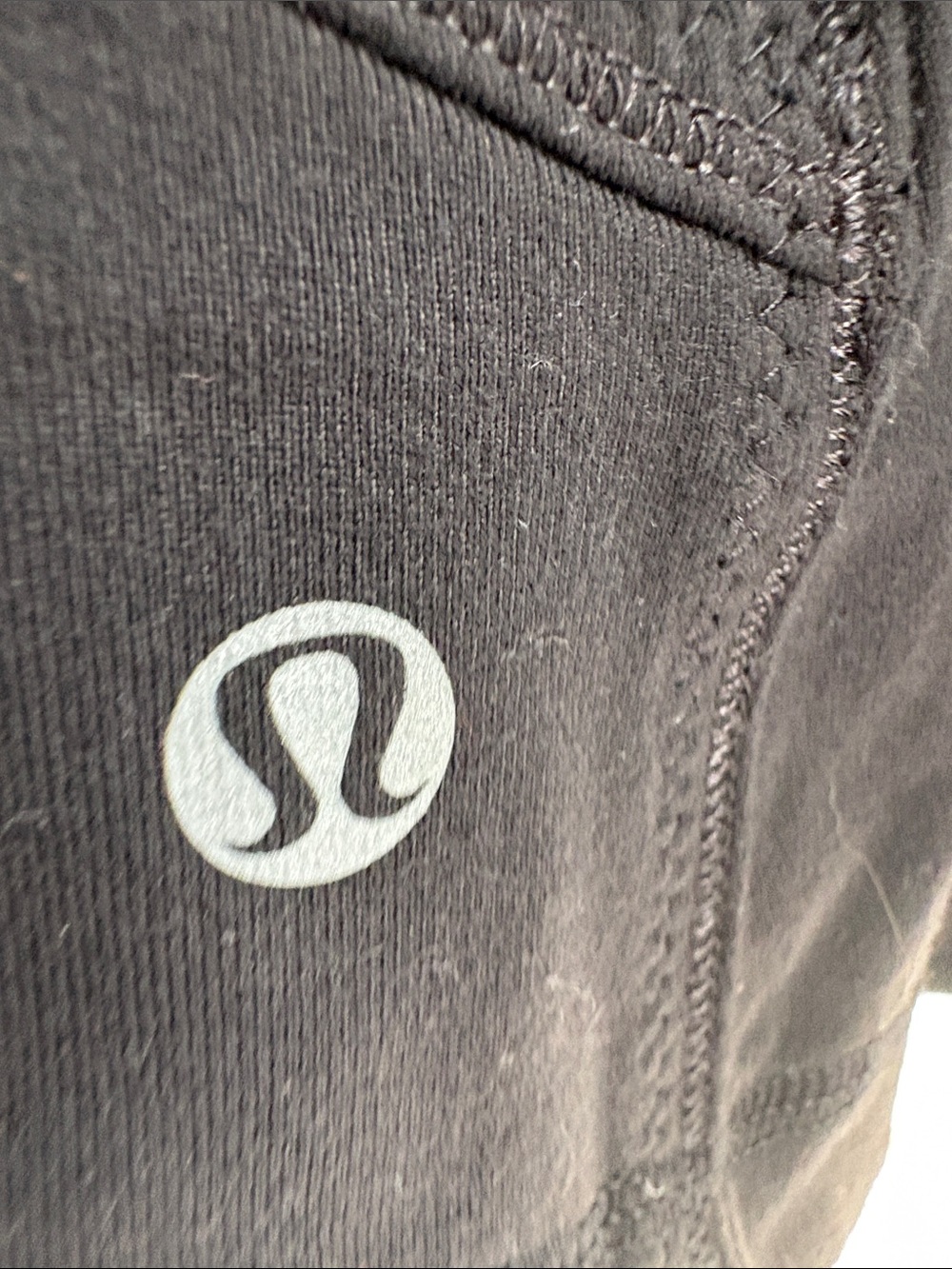Lululemon Black Athletic Top with Logo